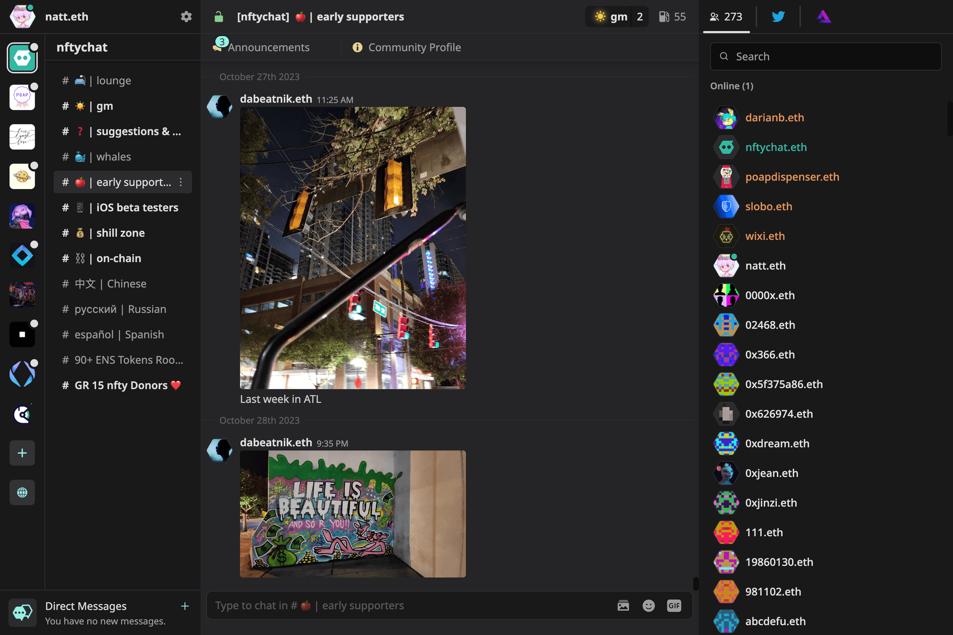 Nftychat screenshot
